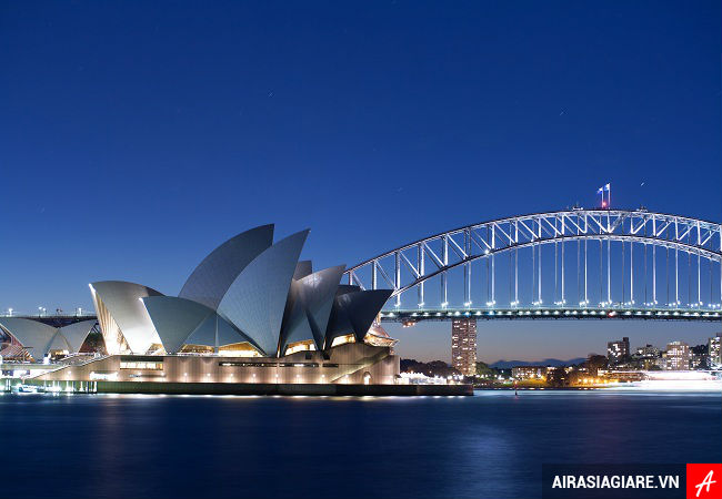 Đặt mua vé máy bay đi Sydney Air Asia giá rẻ
