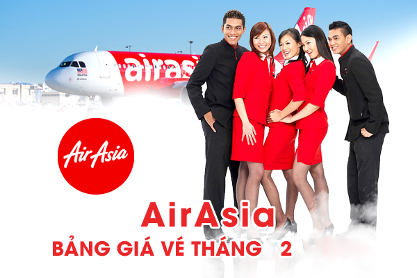 Giá vé máy bay AirAsia tháng 2/2019