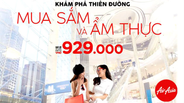 Air Asia khuyến mãi đến Thái Lan, Malaysia chỉ từ 929,000 VNĐ