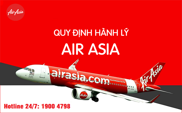 Quy định hành lý của Air Asia | Hỗ trợ mua hành lý trả trước giá rẻ